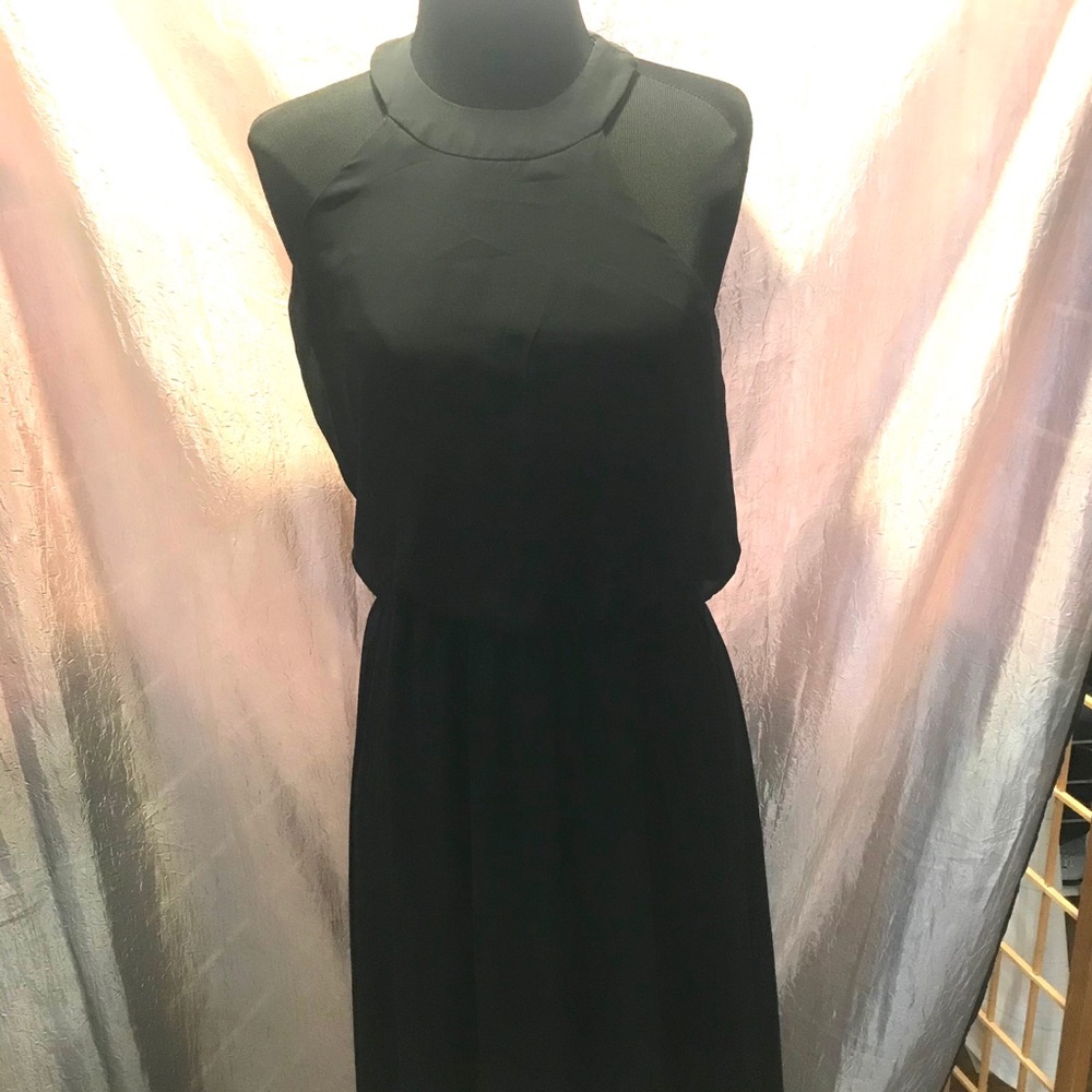Bisou Bisou‎ black halter neck dress